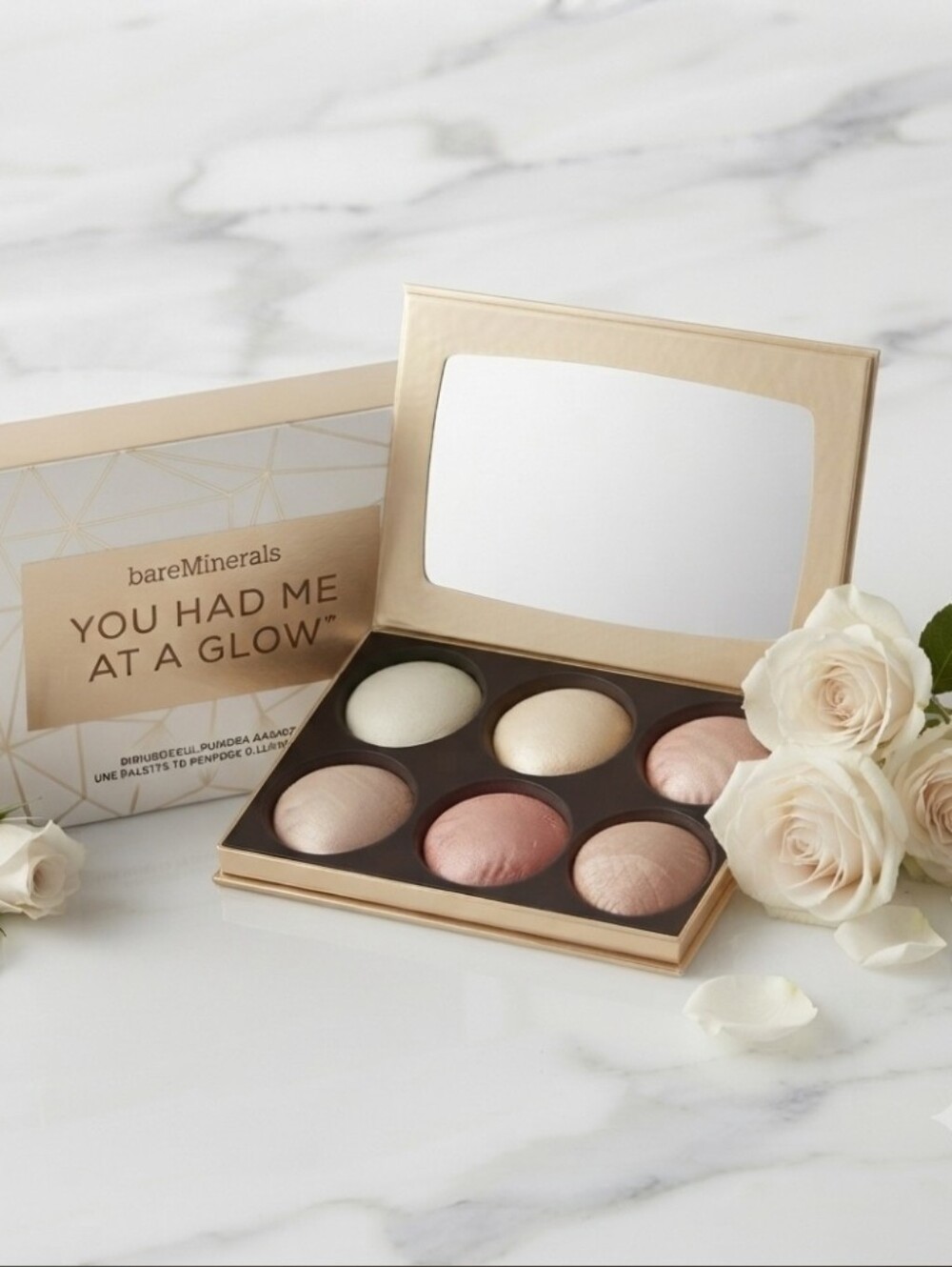 bareMinerals "YOU HAD ME AT A GLOW" Dimensional Powder Palette ☆ RARE☆